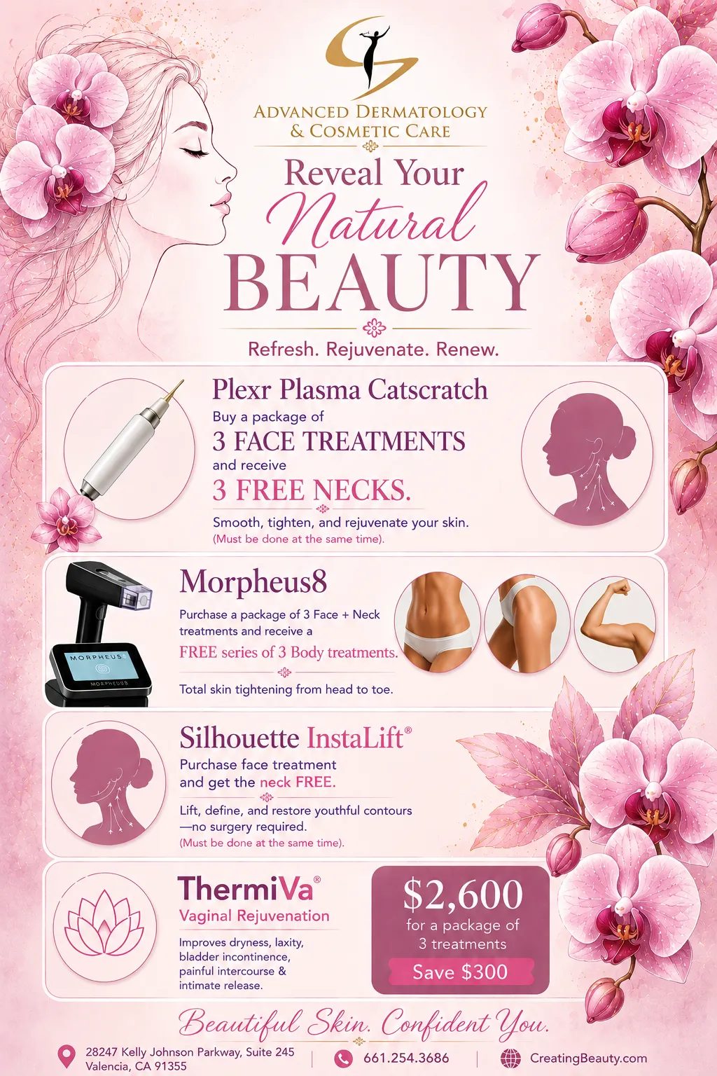 Specials - Having trouble seeing this? Please contact our office for details